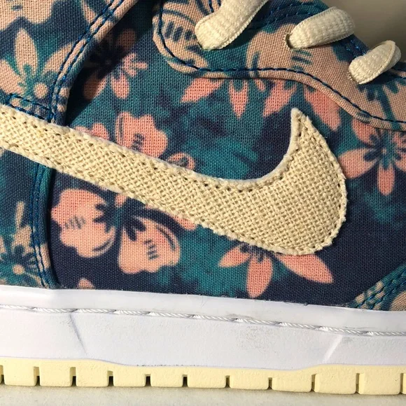 Nike Hi SB Dunk High Pro QS Aquamarine Hawaiian Cream Menβs Shoes Size 10.5 - Picture 3 of 16